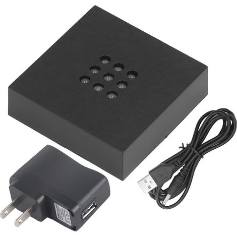 Support d'affichage LED multicolore, petit support lumineux USB, éclairage dégradé RVB, présentoir à bijoux en cristal, art du verre pour bouteille de vin, bijoux (1/5)