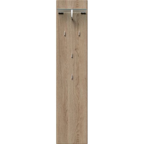 Garderobe Emotion 4 Haken und Hutablage 35x160 cm Eiche (1/5)