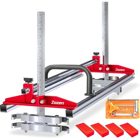 Chainsaw Log Flexible Cutting Guide 35-91 cm (14-36) Portable Can be assembled in 3 sizes, Adjustable Rail Kit for Wood, Carpentry, Building, Easy Assembly, Precise Cuts, Durable (1/5)