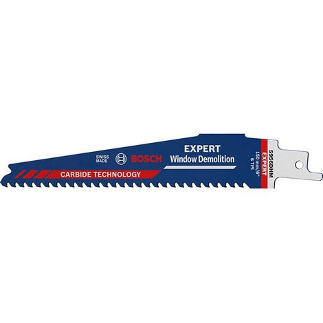 Bosch Expert S 956 DHM hoja de sierra sable negra 150 mm