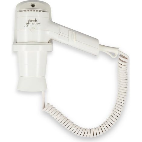 Starmix Hand-Haartrockner HFW 12 Wandhalterung 2 Luftgeschwindigkeiten 1200 W