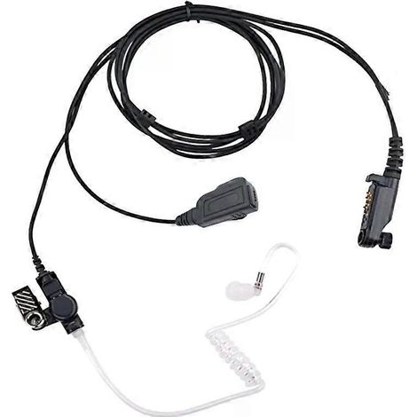 Microphone pour casque audio compatible avec les talkies-walkies Hytera PPD685, PD600, PD662, PD605, PD602, PD606, PD680, X1P, X1E et BP4005 (casque radio - JXLGV) (1/4)