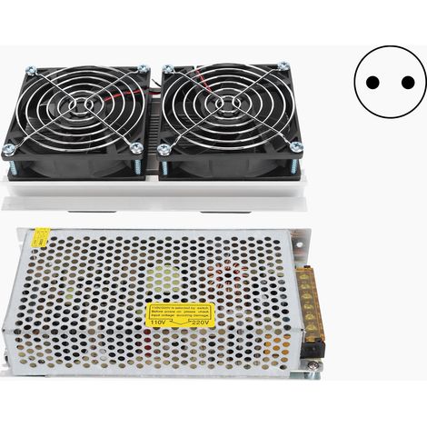Thermoelectric refroidisseur à air 2 cœurs semi-conducteur, climatisation 220V prise EU (1/5)