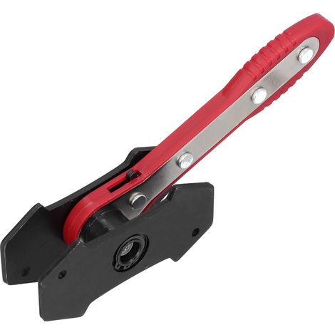 Écarteur de piston d'étrier de frein de voiture en acier, pivotant à 360°, outil d'installation portable, rouge (1/5)