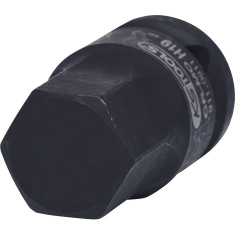 KS Tools 1/2" Kraft-Bit-Stecknuss Innensechskant, kurz, 19 mm - 911.0911 (1/4)