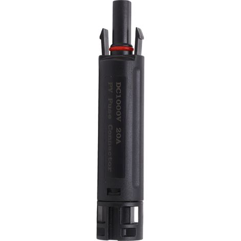 1000V IP68 20A PV-Inline-Sicherungsstecker, Anschlussklemme aus verzinktem Reinkupfer, PPO-Solar-Sicherungshalter für Photovoltaikmodule (1/5)