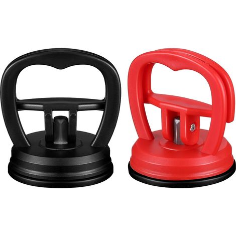 Ensemble de 2 outils de démontage de voiture : ventouse, outil de découpe, poignée de levage et outil de découpe pour le démontage de vitres, carrelages et miroirs. (1/5)