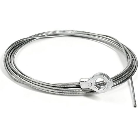 Câble Acier pour Embrayage Accélérateur Gaz - Ø1,5mm x 2.5m avec Embout Œillet Ø7mm - Réparation Universelle pour Tondeuse, Débroussailleuse, Motoculteur (1/5)