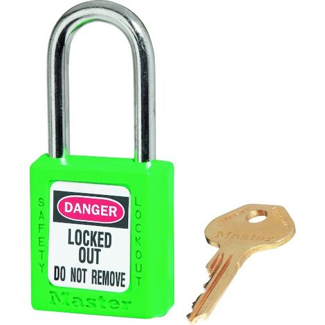 Cadenas de consignation 410 mécanique - 38 mm - vert - MASTER LOCK
