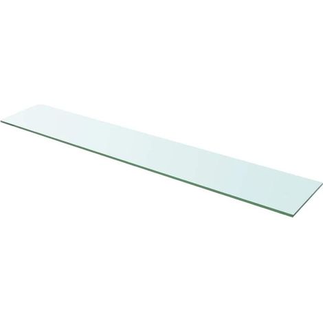 Étagère en verre transparent 110 cm x 20 cm (1/3)