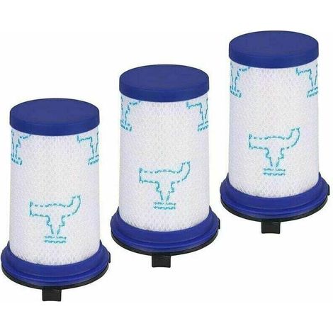 Lot de 3 Filtre de remplacement pour Rowenta Air Force 360 / X-Pert Essential 260 Aspirateur sans fil (1/5)
