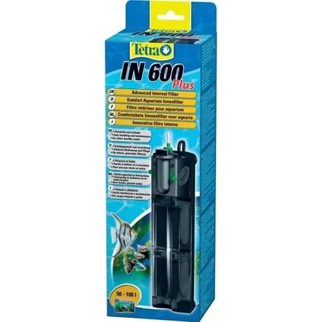 Filtro interior Tetra IN 600 Plus negro para acuario (1/3)