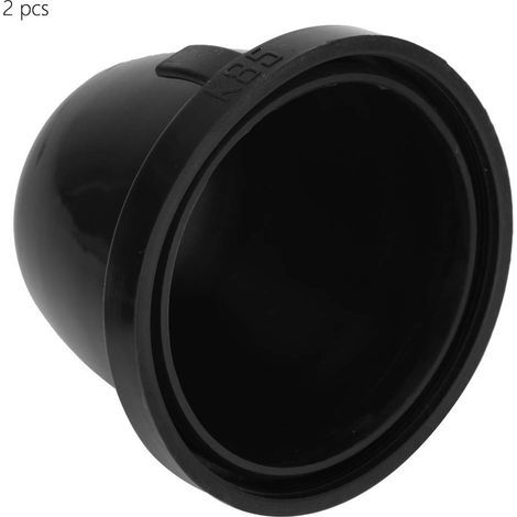 2-teilige schwarze 85-mm-Gummidichtung für LED-Autoscheinwerfer, wasserdichte und staubdichte Schutzkappe (1/5)