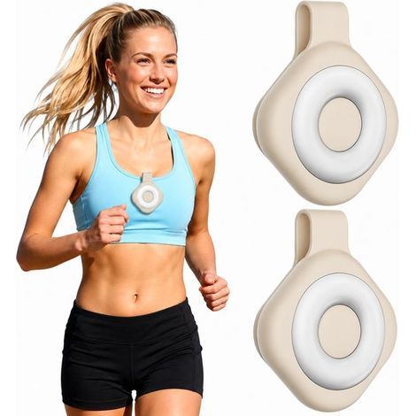 Set mit 2 magnetischen Clip-On-Lauflichtern für Sport – 3 Farbmodi (Weiß/Warmweiß/Rot) – USB-aufladbar (1/5)