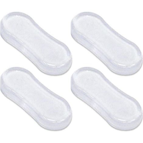 Toilet Seat Bumpers, Toilet Seat Pads, Universal Toilet Seat Bumpers, Silent Collision Avoidance Toilet Seat Bumper with Strong Adhesive Replacement Protective Pads (1/5)