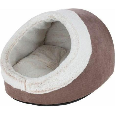 Kerbl Jana Igloo Braun für Katzen, Komfortabel 43x54x35 cm