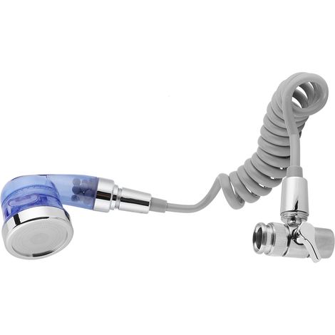 Ensemble douchette à main à pression domestique robinet douche accessoires cheveux (1/5)