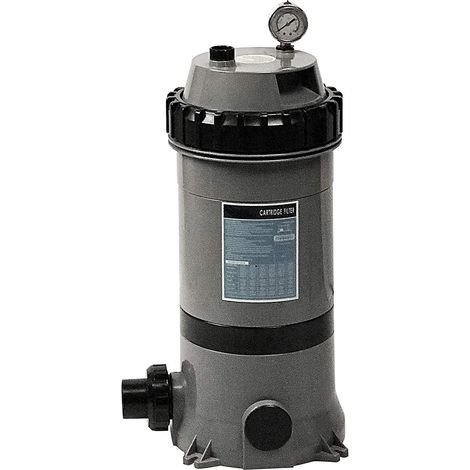 EDG – Filtre à cartouche 11.4 m3/h pour piscine jusqu’à 40 m3 – Finesse de filtration 15 microns – Connexion diamètre 38/50 mm – Compact et économique