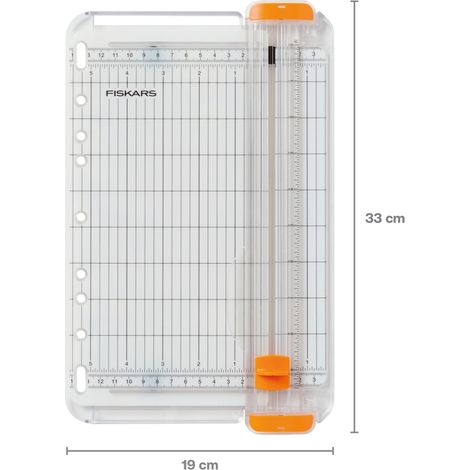 FISKARS Massicot portable - SureCut A5 22,8 cm - coupe papier bureau précision