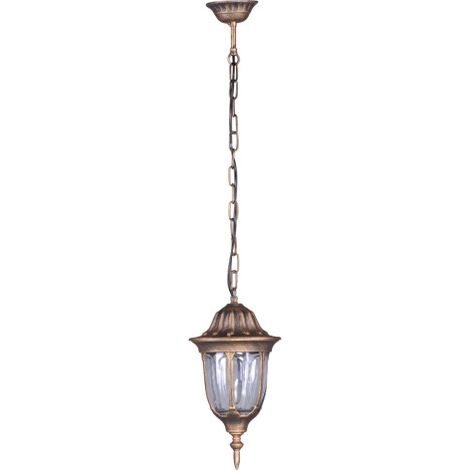 Lanterne Suspension ext. Kaja Vasco noir/or IP44 E27