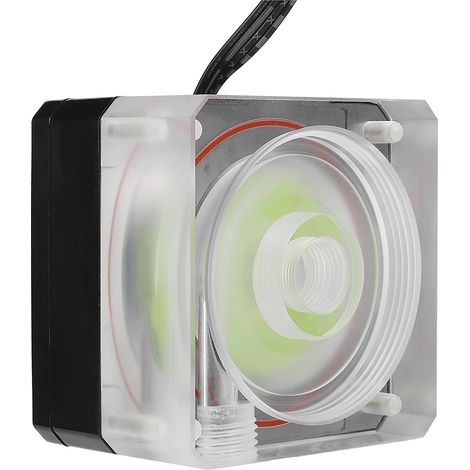 Pompe de refroidissement à eau ultra-mince en PMMA, contrôle de vitesse PWM, hauteur de refoulement de 3 mètres, débit de 500 l/min, épaisseur de 4 cm (1/5)