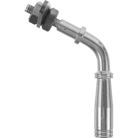 Poignée de Porte de Cheminée en Acier Inoxydable Argenté, Haute Durabilité et Installation Simple, Style Rétro Élégant pour Accessoires Cheminée Salon (1/5)