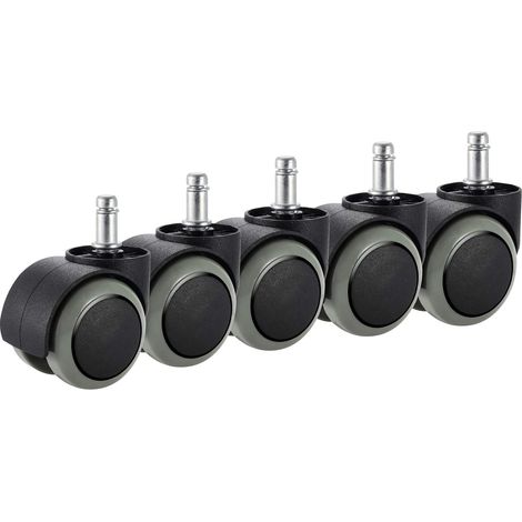 Lenkräder für Bürostühle, PChero 10 Packungen Möbelrollen, NUR für IKEA-Stühle geeignet (Schaftdurchmesser: 10 mm, Schaftlänge: 22 mm) - Schwerlast 250KG (1/5)