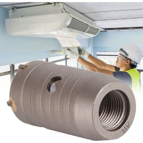 Marteau électrique pour élargir les trous muraux, outil d'expansion des trous pour climatiseurs en béton, 40 mm (1/5)