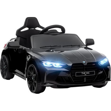 Elektro Kinderauto BMW M4, Sound & Licht, 3-5 km/h, inkl. Fernsteuerung, für 3-5 Jahre, Schwarz (1/5)