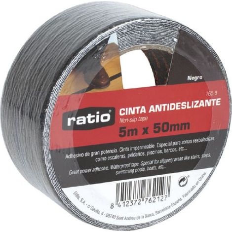 CINTA ANTIDESLIZ. 50MMX5M.NEGRO. RATIO - EHLIS