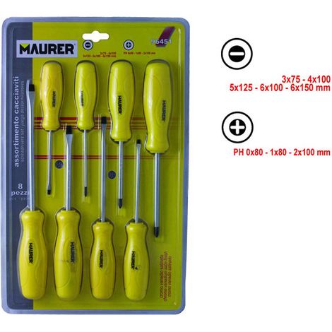 CACCIAVITI MAURER SERIE 8PZ "HOBBY" CF.BLISTER (1/2)