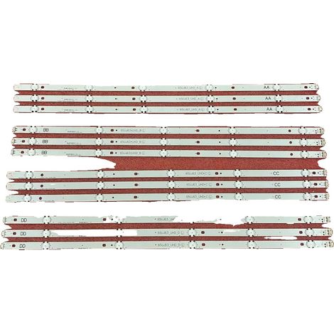 Bande LED rétroéclairée, Aluminium, longueur 1330 mm, Compatible avec divers modèles de 65 pouces, Durée de vie moyenne 100000 heures, Source d'alimentation DC (1/5)