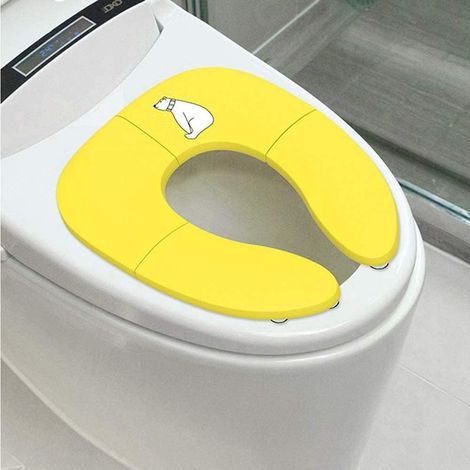 Réducteur de toilette pliable portable, siège enfant pour voyage, couvercle de WC nomade (1/5)