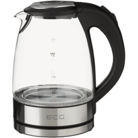ECG RK 1776 Wasserkocher 1,7L 2200W Glas mit LED-Beleuchtung