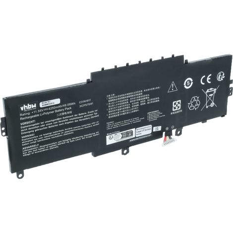 vhbw Akku kompatibel mit Asus ZenBook 14 UX433FN-A6024T, 14 UX433FN-A6014T, 14 UX433FN-A6023T Notebook (4250 mAh, 11,55 V, Li-Polymer) (1/5)