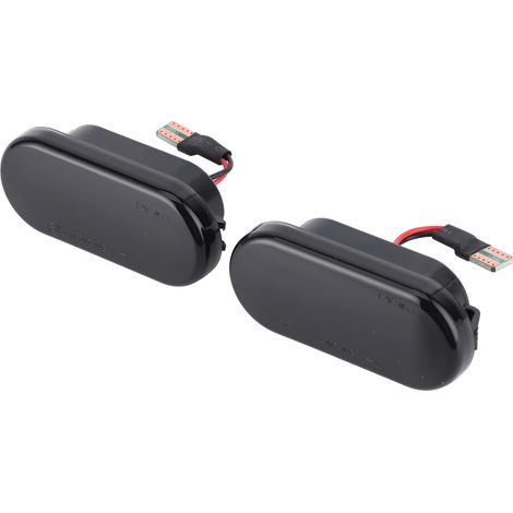 2 feux de position latéraux à LED, clignotants d'aile, modification de voiture fumée (1/5)