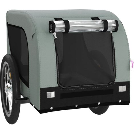 Rimorchio/carrello per animali domestici grigio 020044265