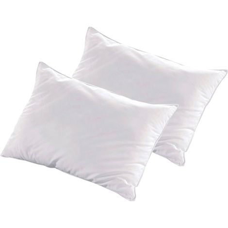 BELLECOUR LITERIE Lot de 2 oreillers 40x60 cm LUXOTEL Fibres creuses (1/4)