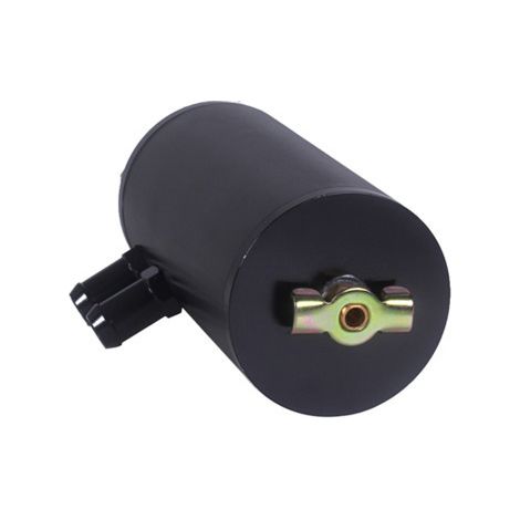 Universal aluminum alloy fuel tank/reservoir for car modification with air filter and stainless steel filter screen (1/4)