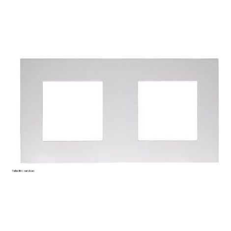 Plaque double horizontale / verticale entraxe 71mm Espace Lumière