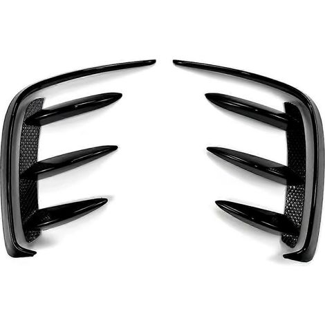 Aileron latéral de pare-chocs arrière pour Mercedes-Benz Classe A W176 - Noir brillant (1/5)