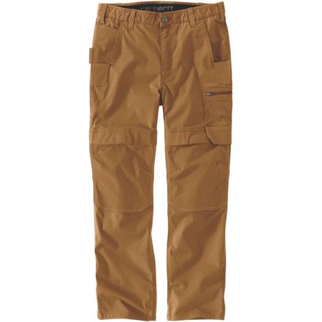 Pantalon de travail Steel Utility Multi-Pocket CARHARTT 105074 - Marron clair - 52 - Jambes standards (1/2)