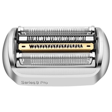 Tête de rasoir électrique de rechange Braun 94M, compatible avec les rasoirs électriques Braun Series 9 Pro et Series 9 pour hommes, couleur argent. (1/4)