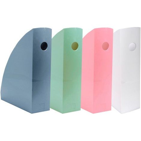 Range-revues Exacompta Mag-cube gamme AuteniK dos 8,2 cm couleurs assorties