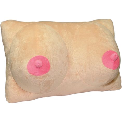 Almohada de felpa mediana - Pechos de mujer - Pechos de almohada de felpa