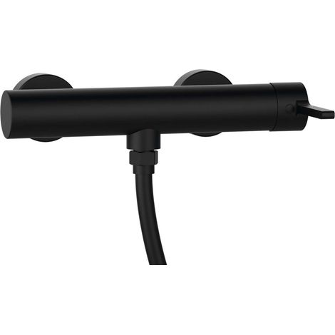 Sapho Iconic - Duscharmatur, schwarz matt AF011B (1/2)