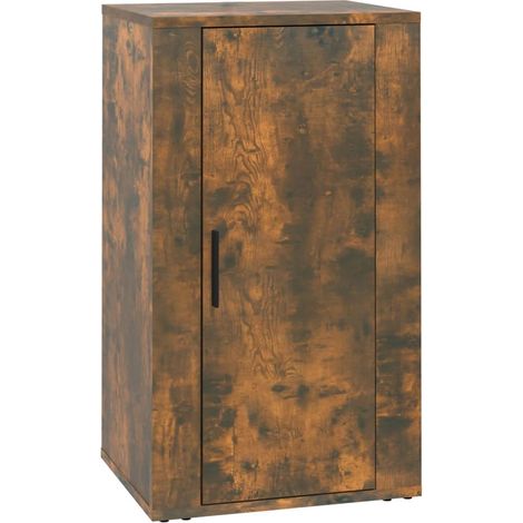 Aparador buffet cómoda armario unidad de almacenamiento organizador cocina salón salón 40 x 33 x 70 cm madera contrachapada marrón 020030933