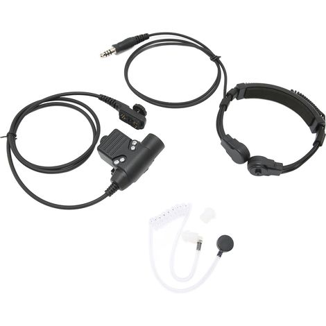 Système d'oreillette PTT U94 avec prise jack 7,1 mm, oreillette télescopique pour radio bidirectionnelle et adaptateur pour PD-780, PD-785, PD-788, PD-780G et PD-785G. (1/5)