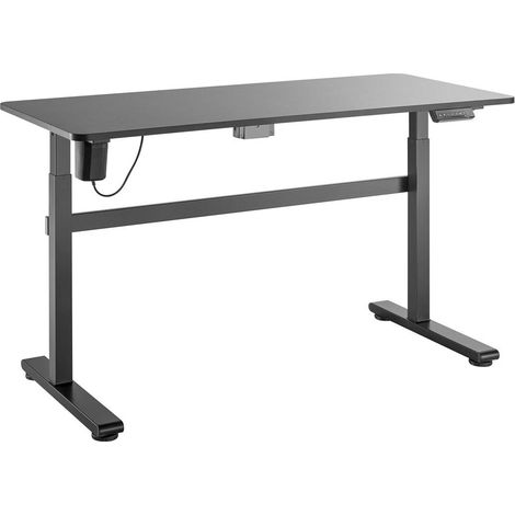 Ergo-office ER-434 Elektrischer Schreibtisch grau höhenverstellbar (1/3)