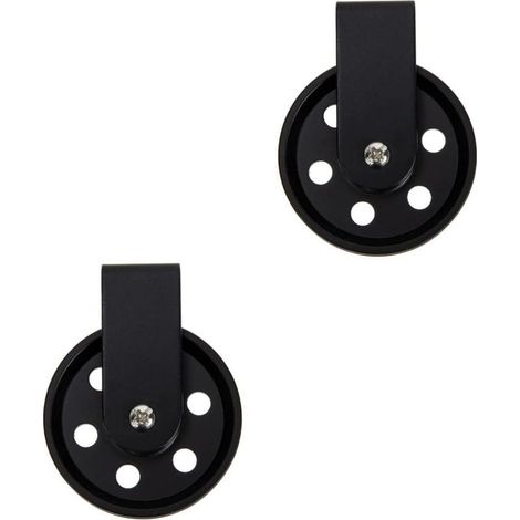 Uonlytech 2 Piezas Accesorios de Iluminación Polea Suspensión Rueda Apliques de Pared Negros Rueda de Hierro Lámpara de Pared Retro Crows Ruedas de Carro Cable Exterior Hierro Forjado (1/5)